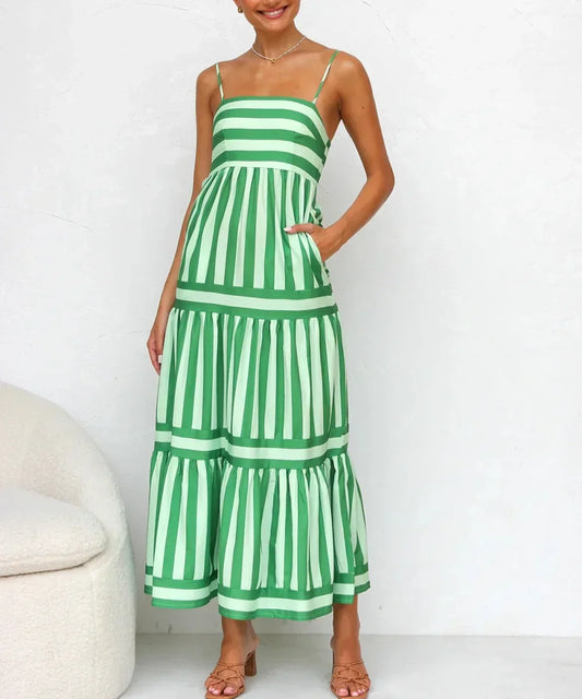 Candy | Stripe Maxi Dress