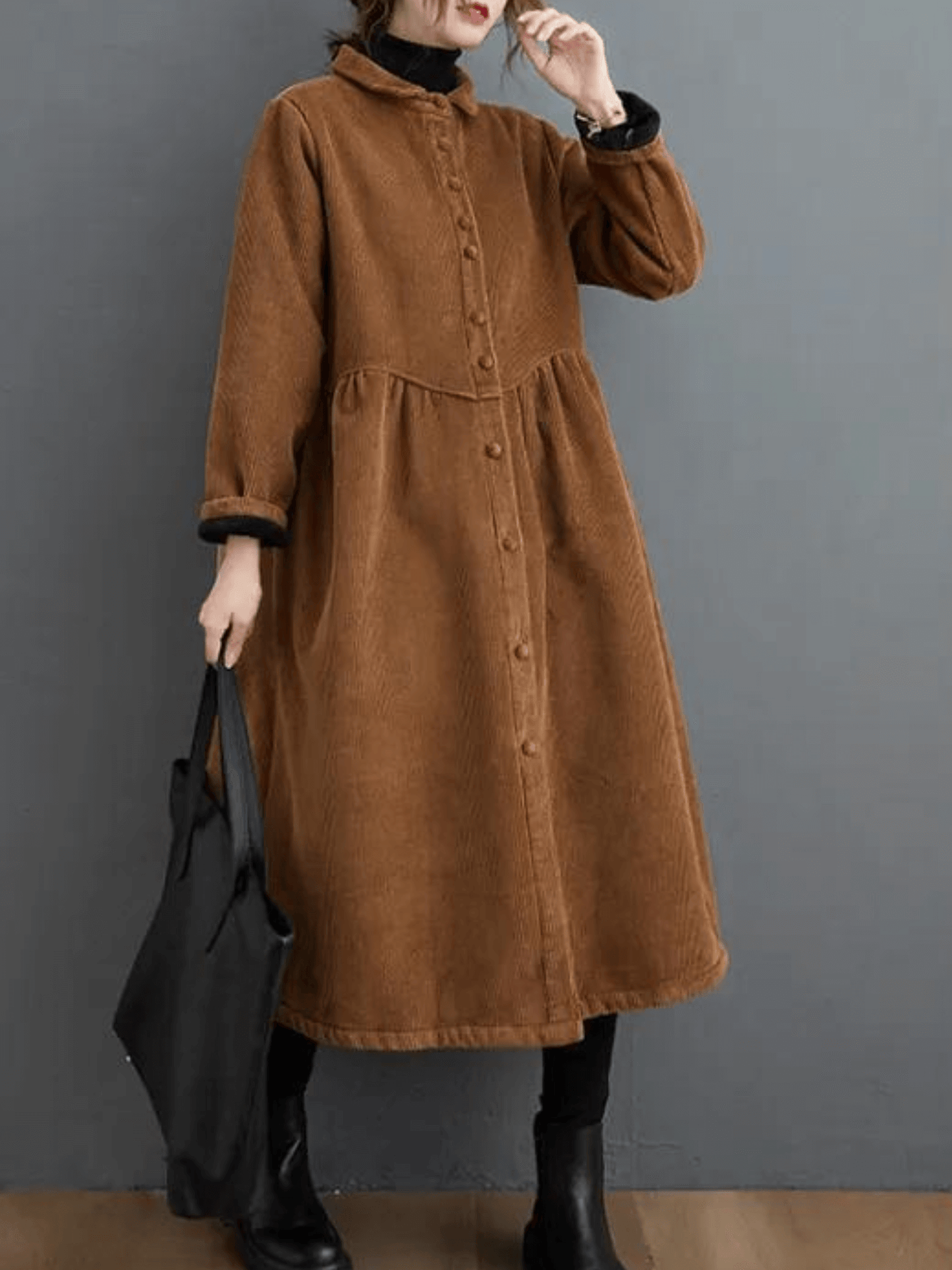 Women's Corduroy Trench Coats