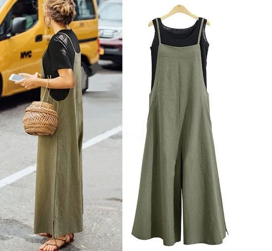 Women's casual sleeveless oversized suit