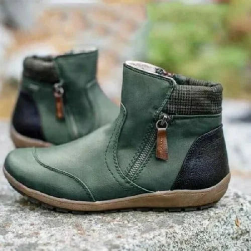 Gina - Women's Waterproof Zip Ankle Boots 