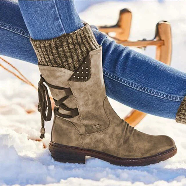 Jenell - The New Calf-High Snow Boots