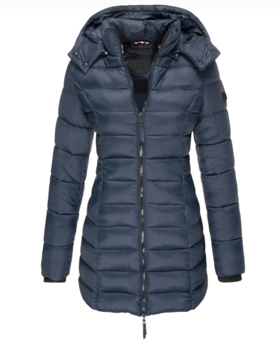 Elisa - The best and coziest down jacket with hood and zipper