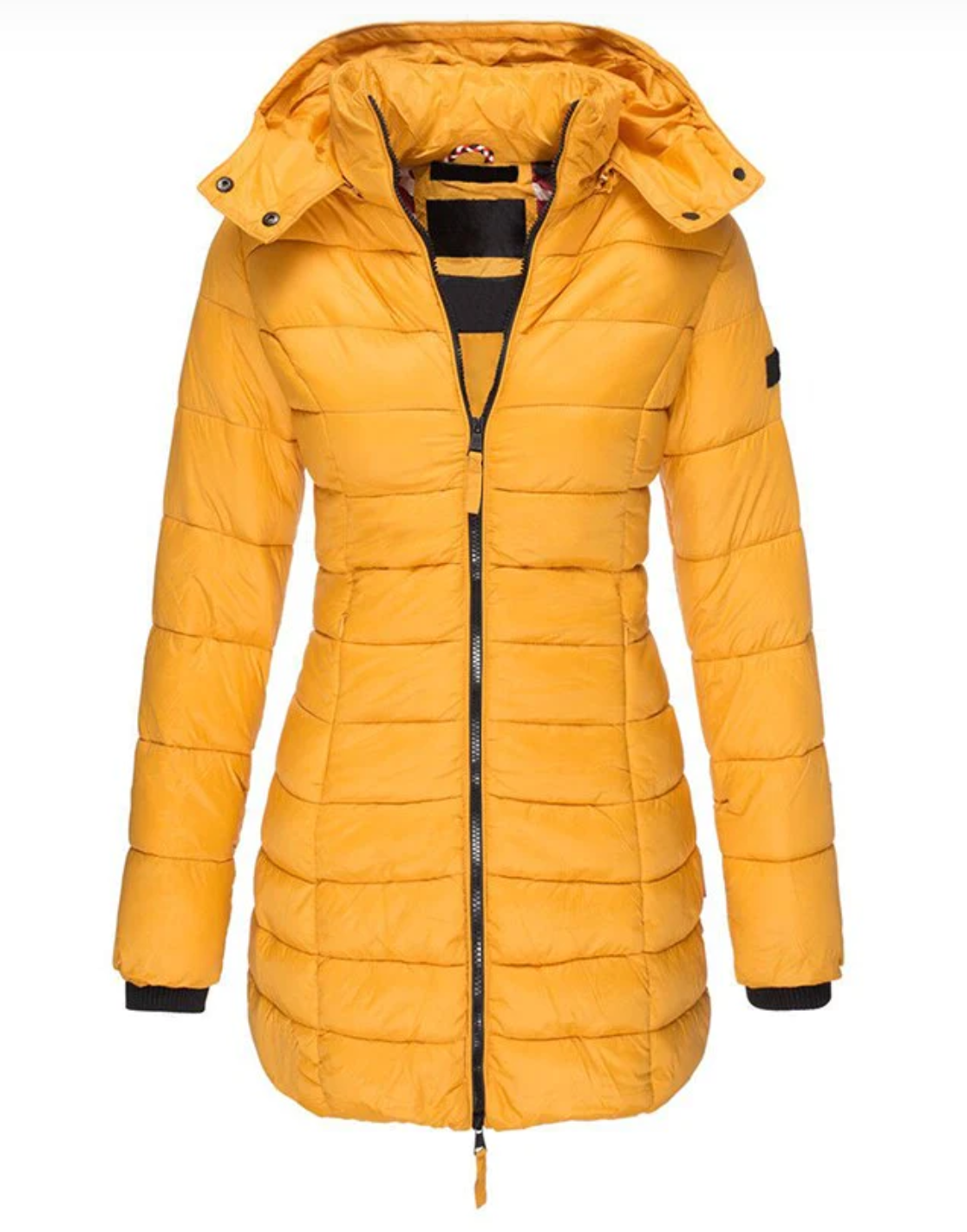 Elisa - The best and coziest down jacket with hood and zipper