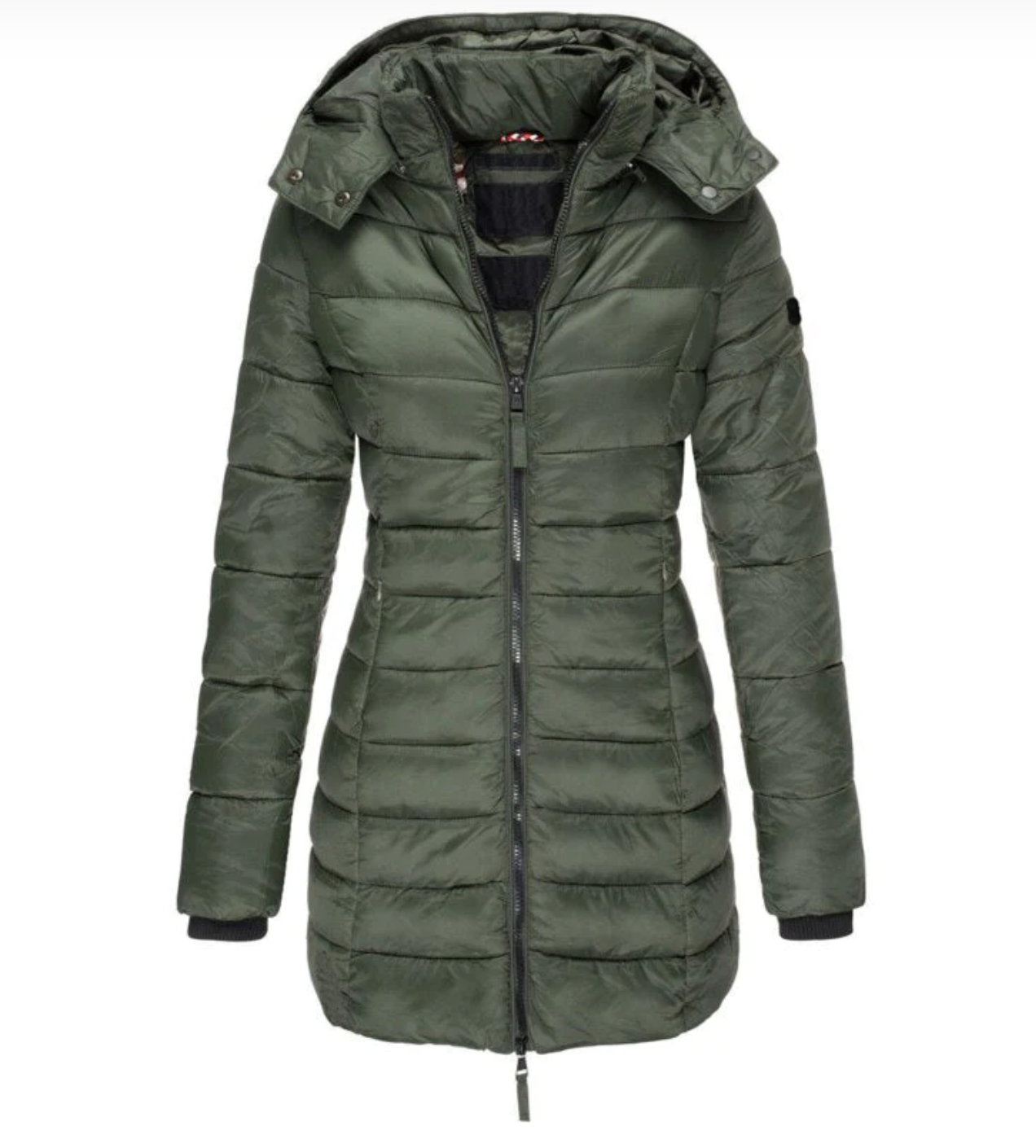 Elisa - The best and coziest down jacket with hood and zipper