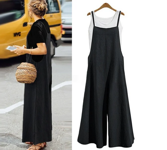 Women's casual sleeveless oversized suit