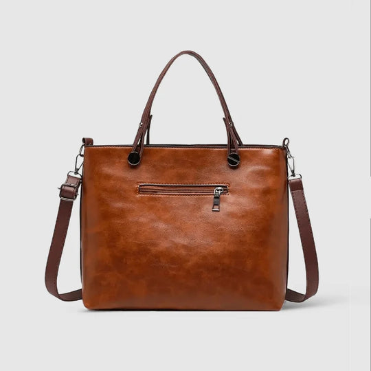 Verona - Vegetable leather bag with multiple compartments