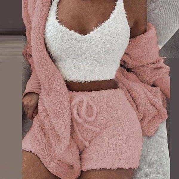 Cozy knitted set (3 pieces)