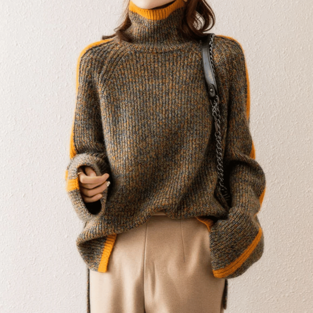 Britt™ Melange Knit Turtleneck