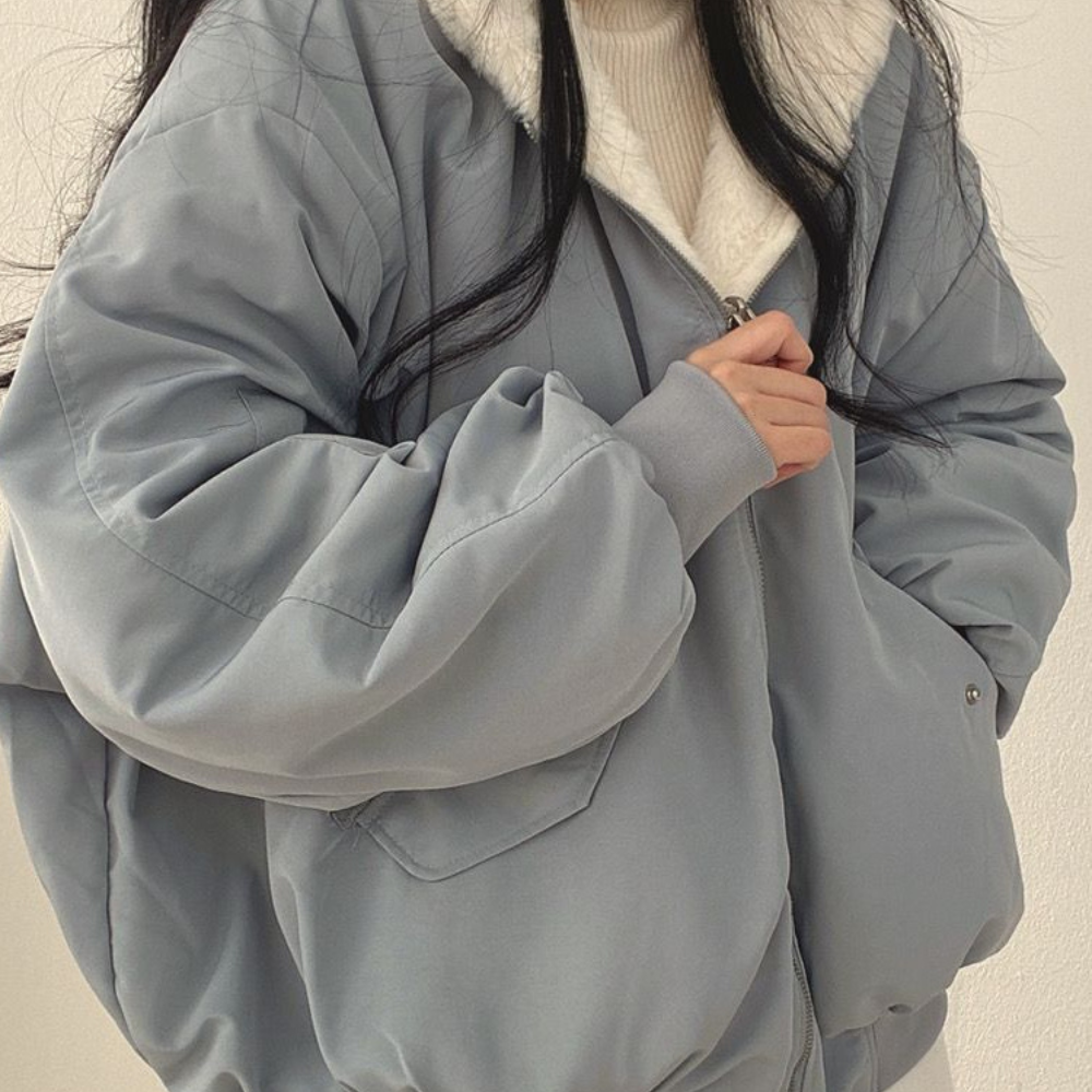 Blurry - Reversible Jacket With Hood For Women