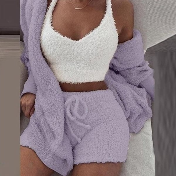 Cozy knitted set (3 pieces)