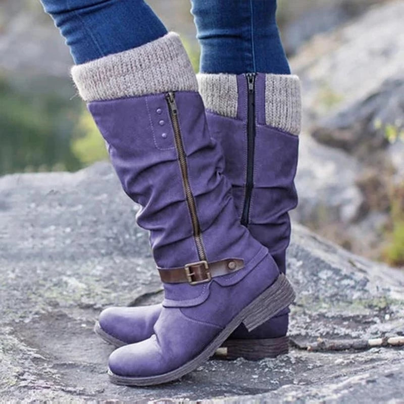 Tindra™ Flat Heel Orthopedic Zipper Boots