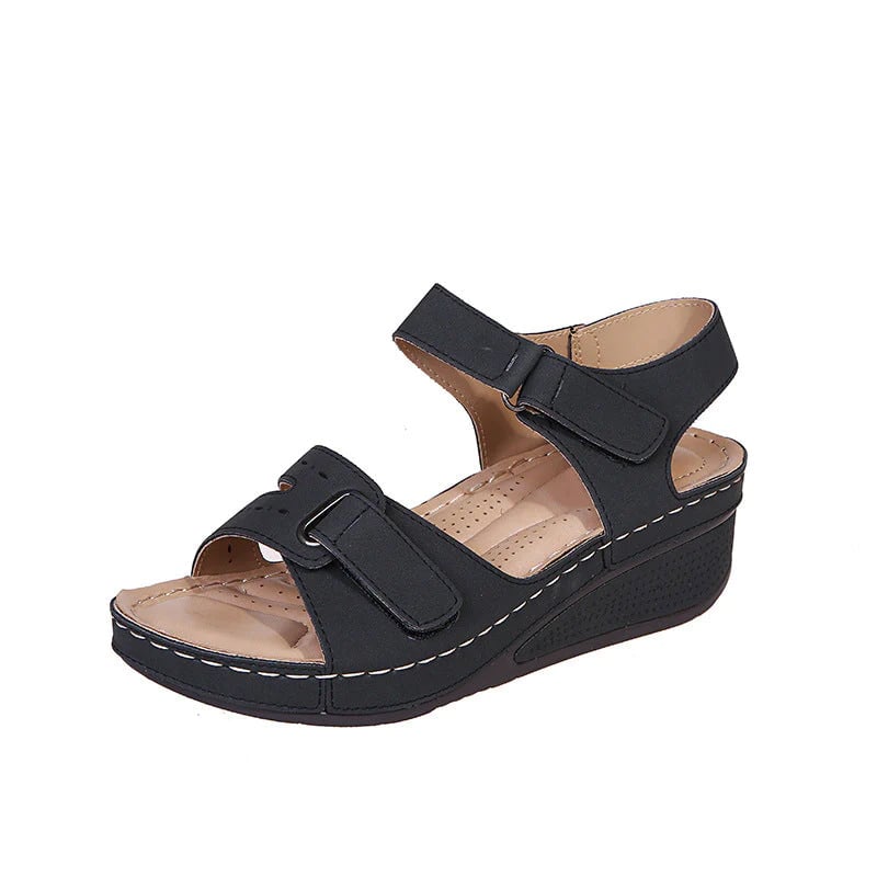 Chloe - Women's Roman Sandals with Velcro Closure