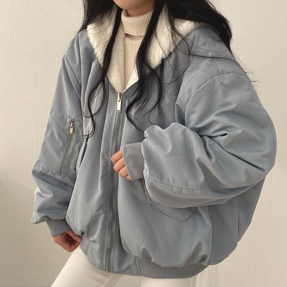 Blurry - Reversible Jacket With Hood For Women