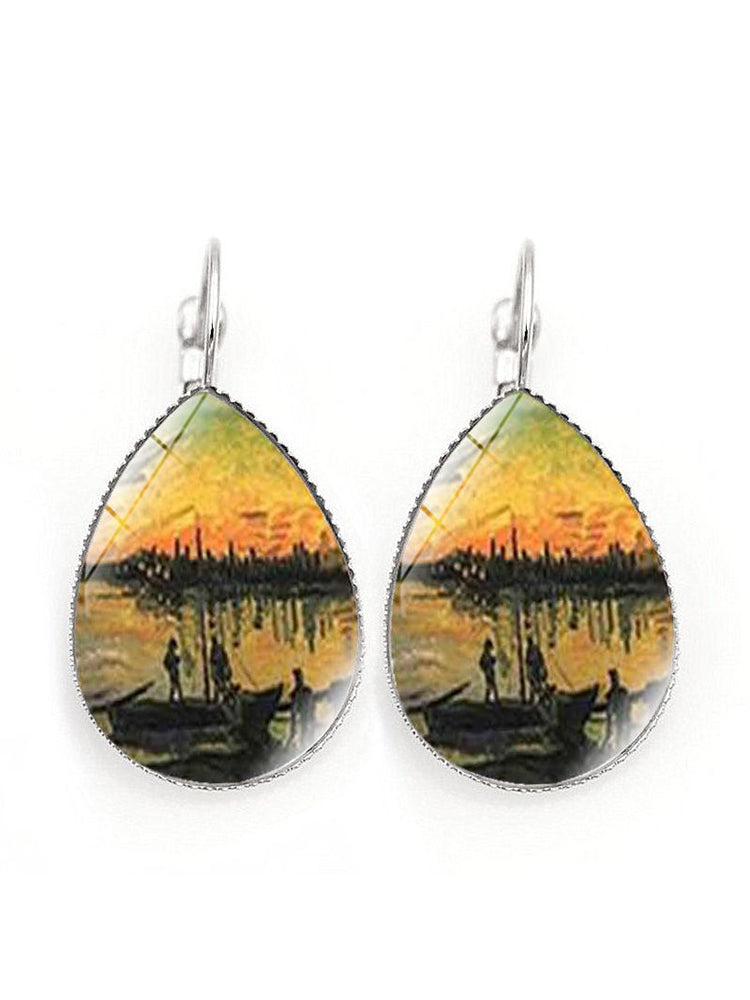 Boucles d'oreilles Vintage Vincent Art Series