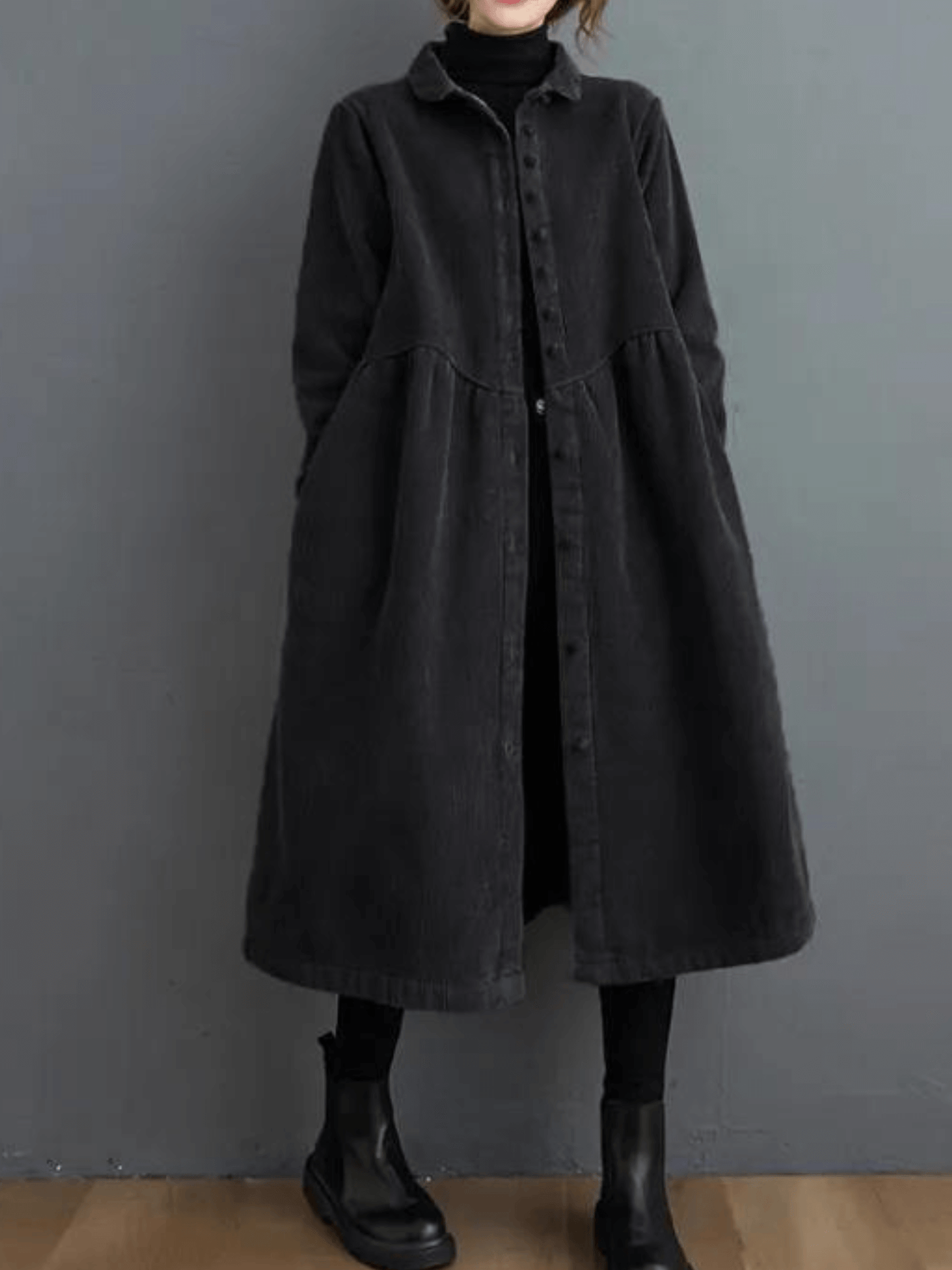 Women's Corduroy Trench Coats