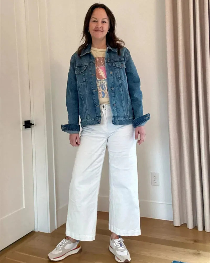 Jeans With Patch Pockets