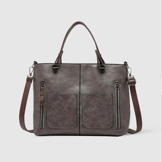 Verona - Vegetable leather bag with multiple compartments