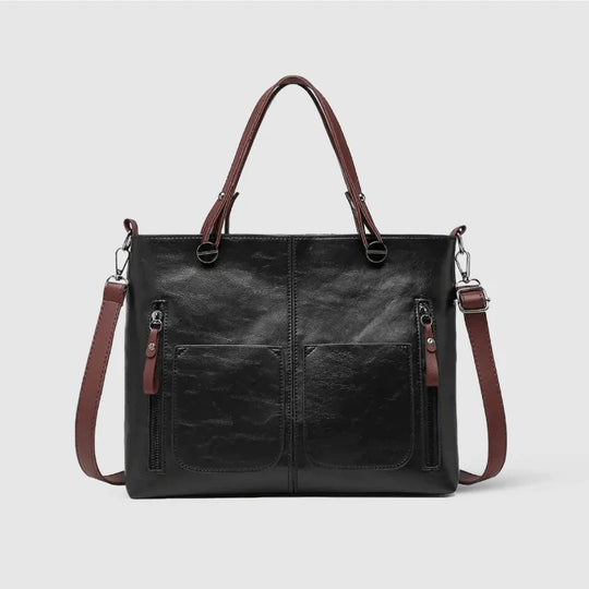 Verona - Vegetable leather bag with multiple compartments