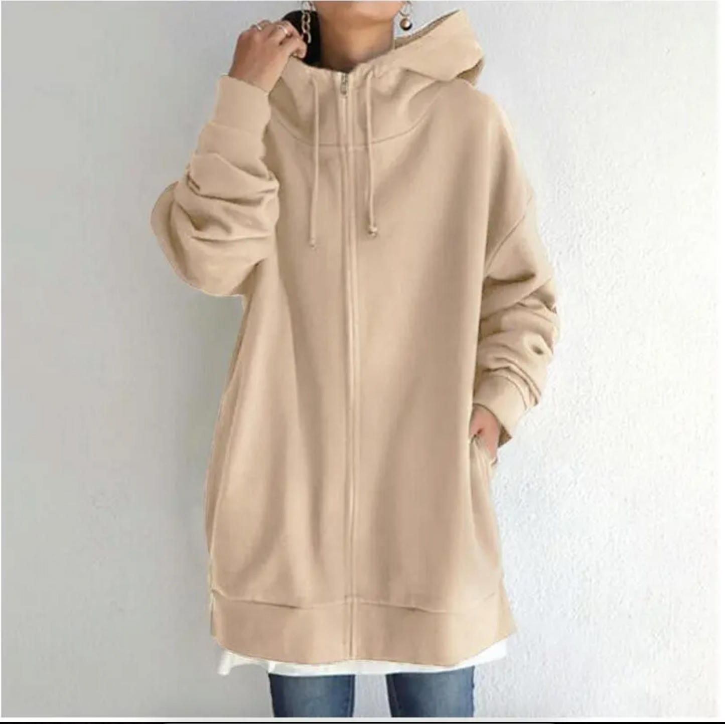 Cozy Oversized Pullover Hooded Coat 