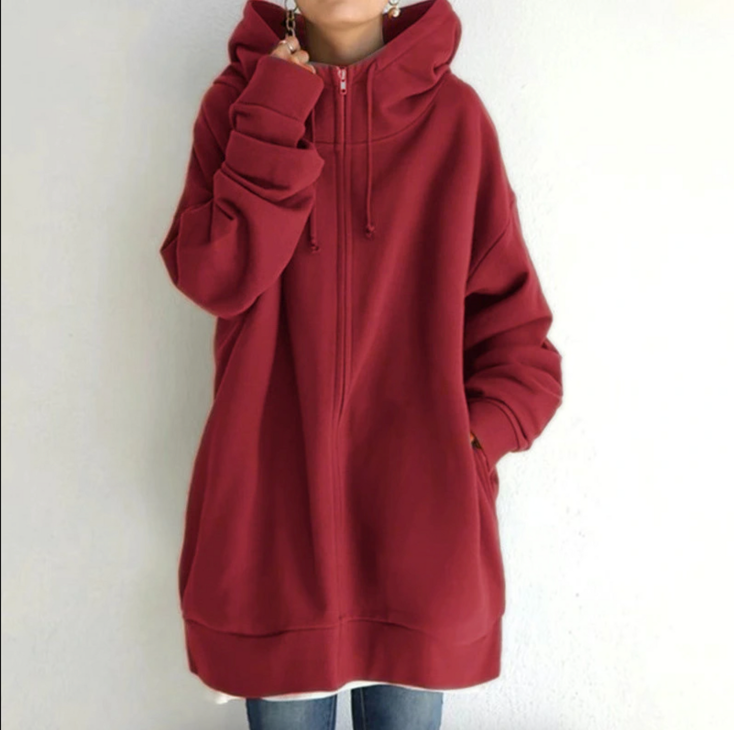 Cozy Oversized Pullover Hooded Coat 