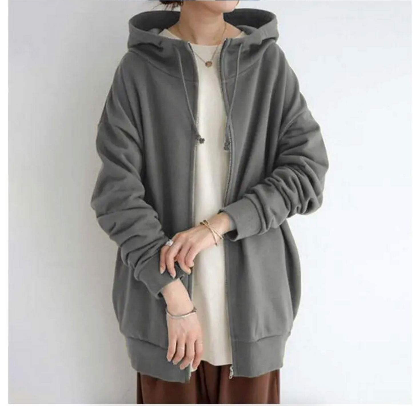 Cozy Oversized Pullover Hooded Coat 