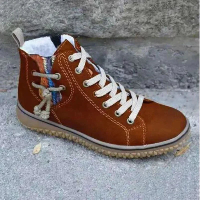 Alexa - Vintage Inspired Leather Boots 