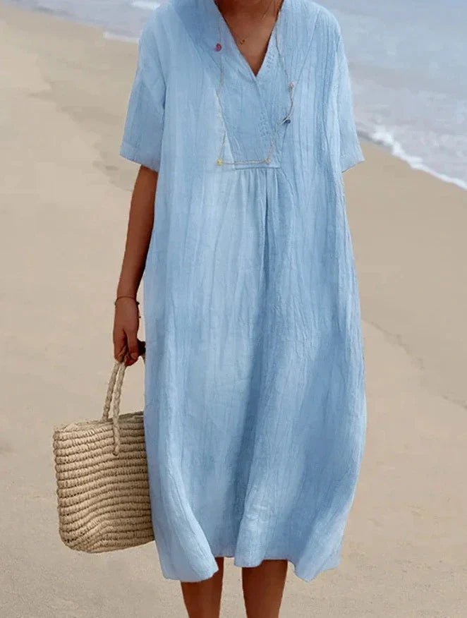 Kary's cotton and linen dress