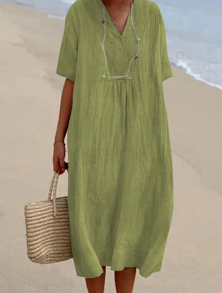 Kary's cotton and linen dress