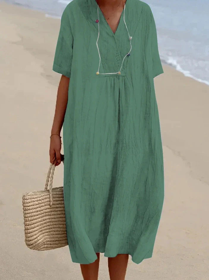 Kary's cotton and linen dress