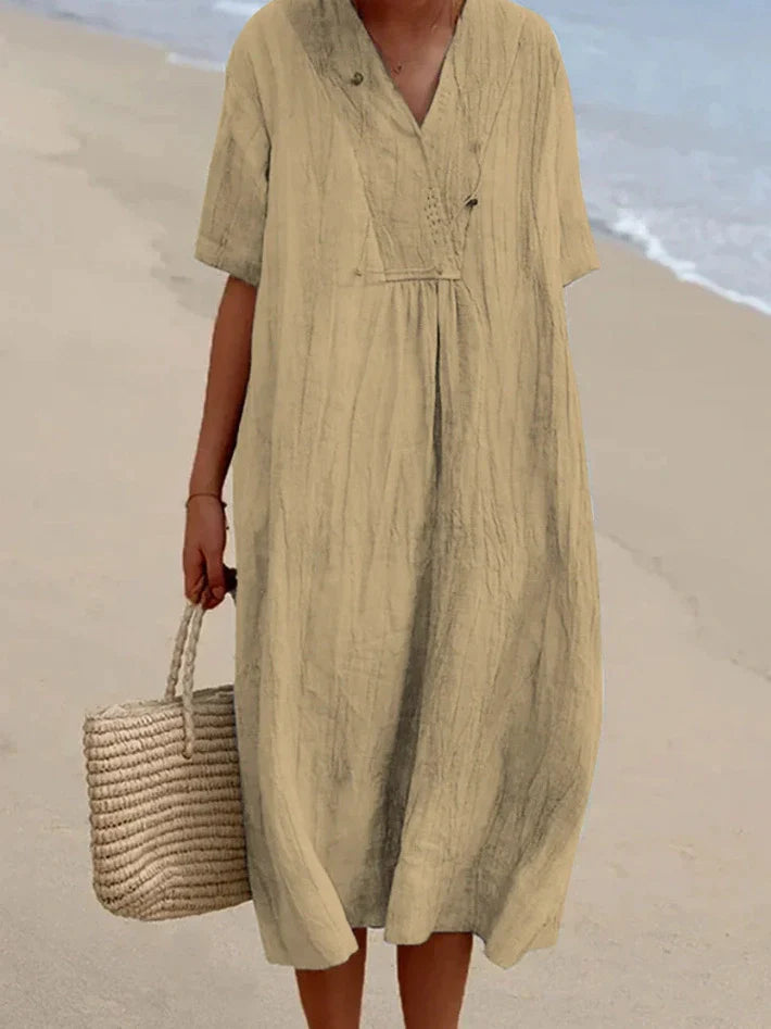 Kary's cotton and linen dress