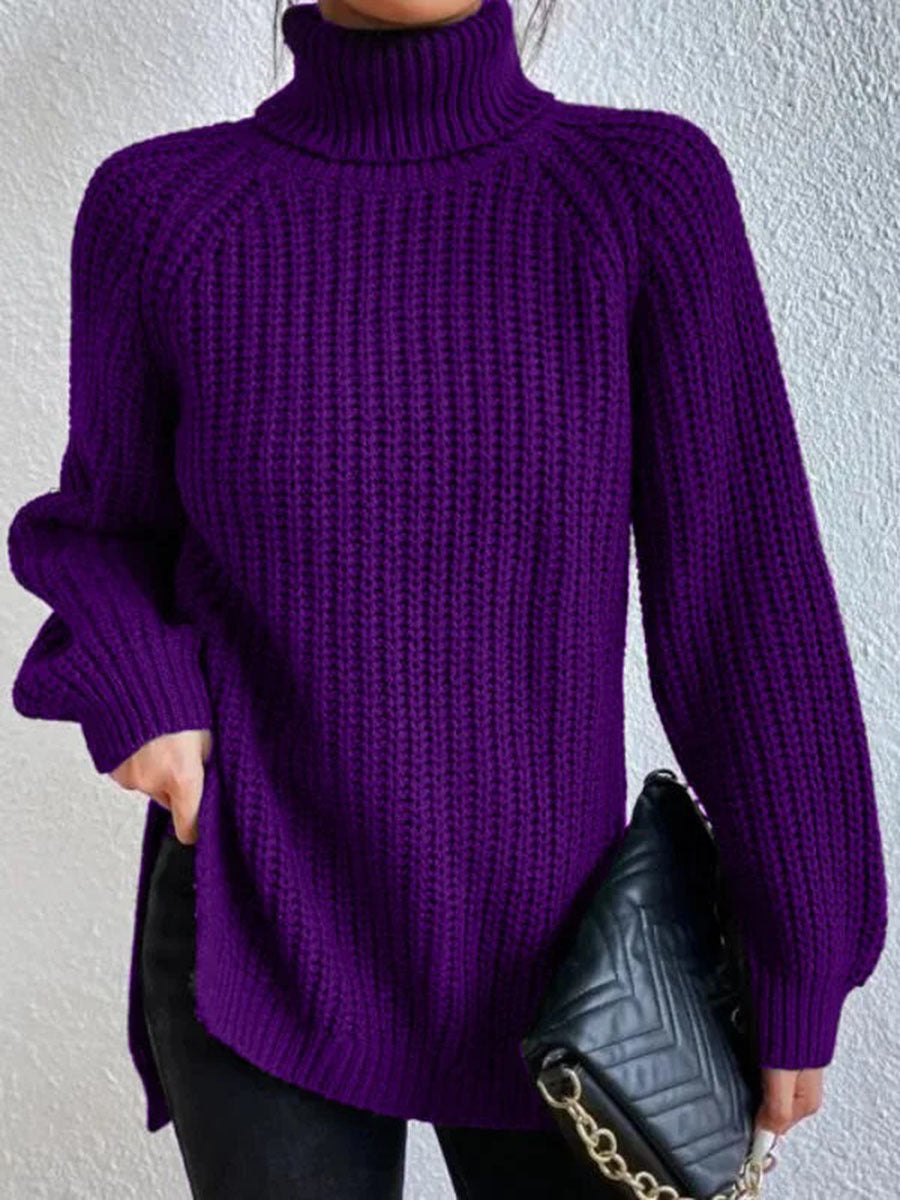 Rosie - New Knitted Slim Turtleneck Sweater