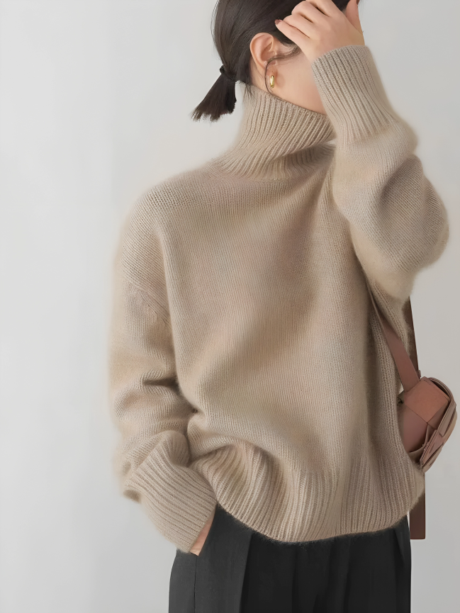 Sophia - Cashmere Turtleneck Sweater