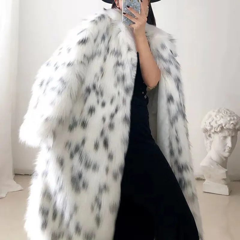 Faux fur coat