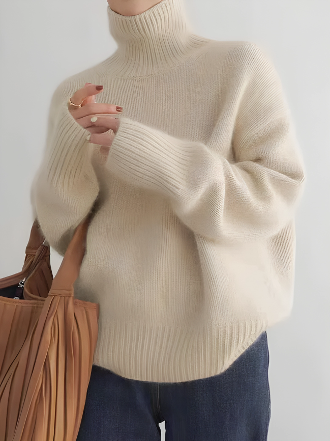 Sophia - Cashmere Turtleneck Sweater