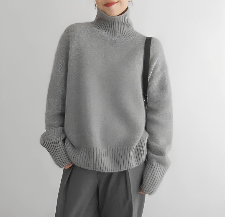 Sophia - Cashmere Turtleneck Sweater