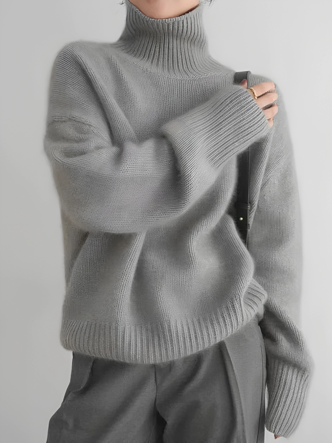 Sophia - Cashmere Turtleneck Sweater