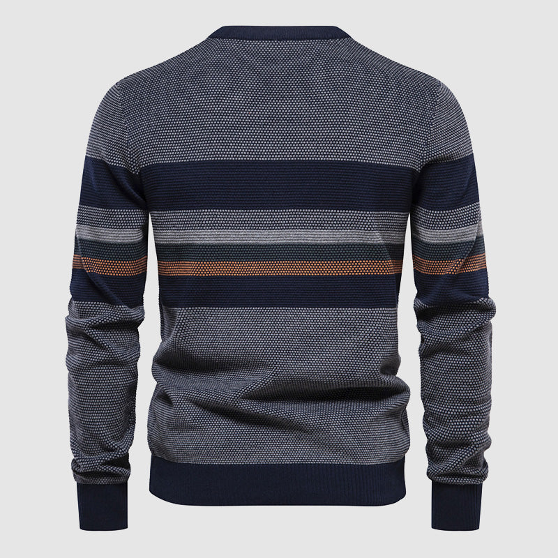 Skyline Casual Striped Sweater