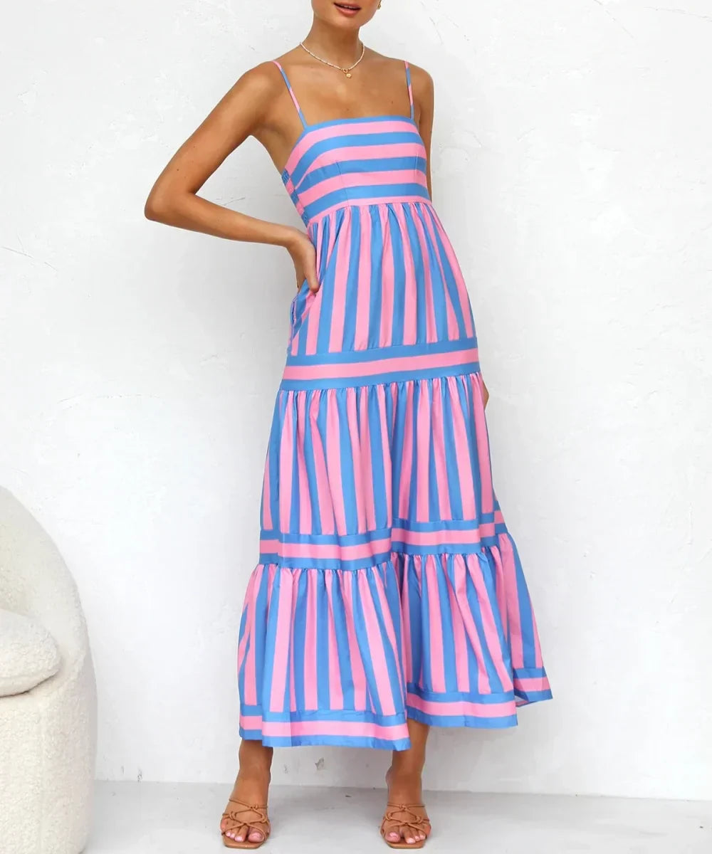 Candy | Stripe Maxi Dress