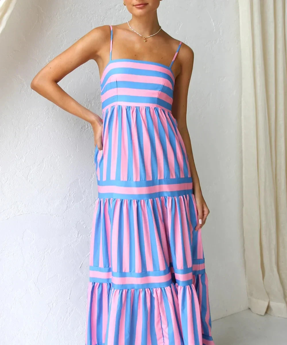 Candy | Stripe Maxi Dress