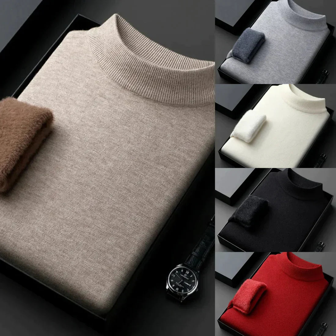 George - Winter Men's Turtleneck Sweater