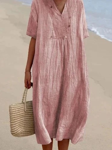 Kary's cotton and linen dress