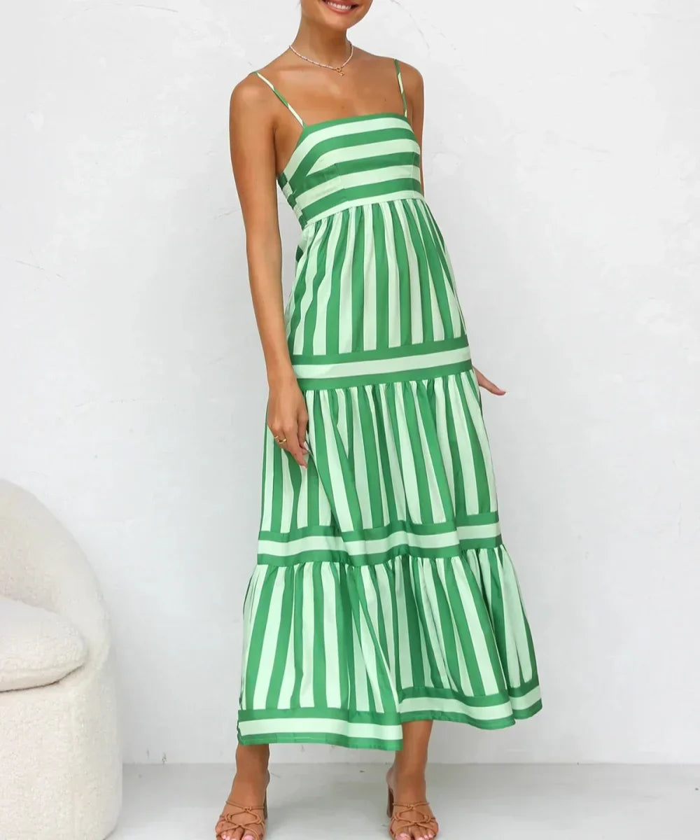 Candy | Stripe Maxi Dress