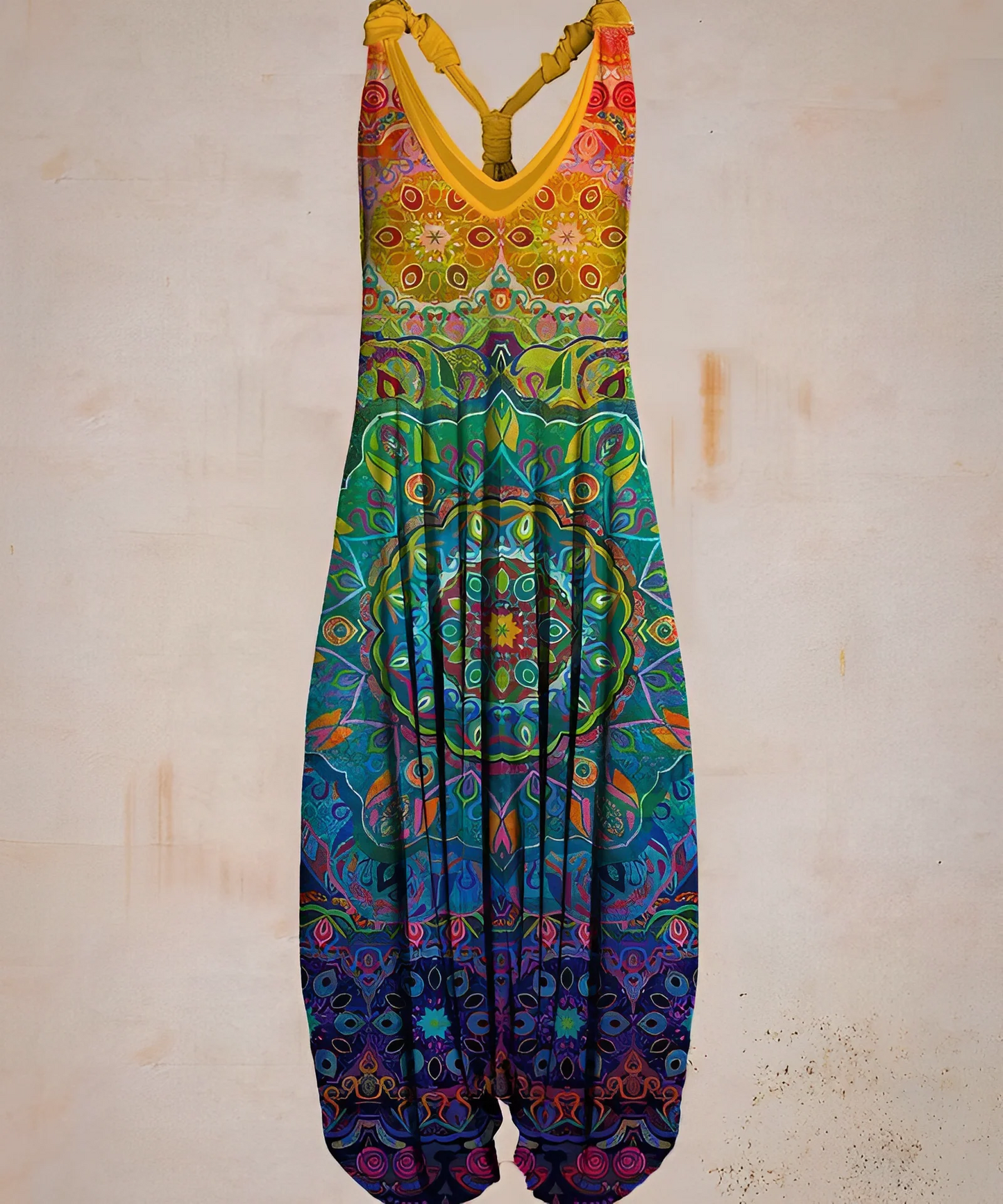 Casual bohemian style jumpsuit - Lana