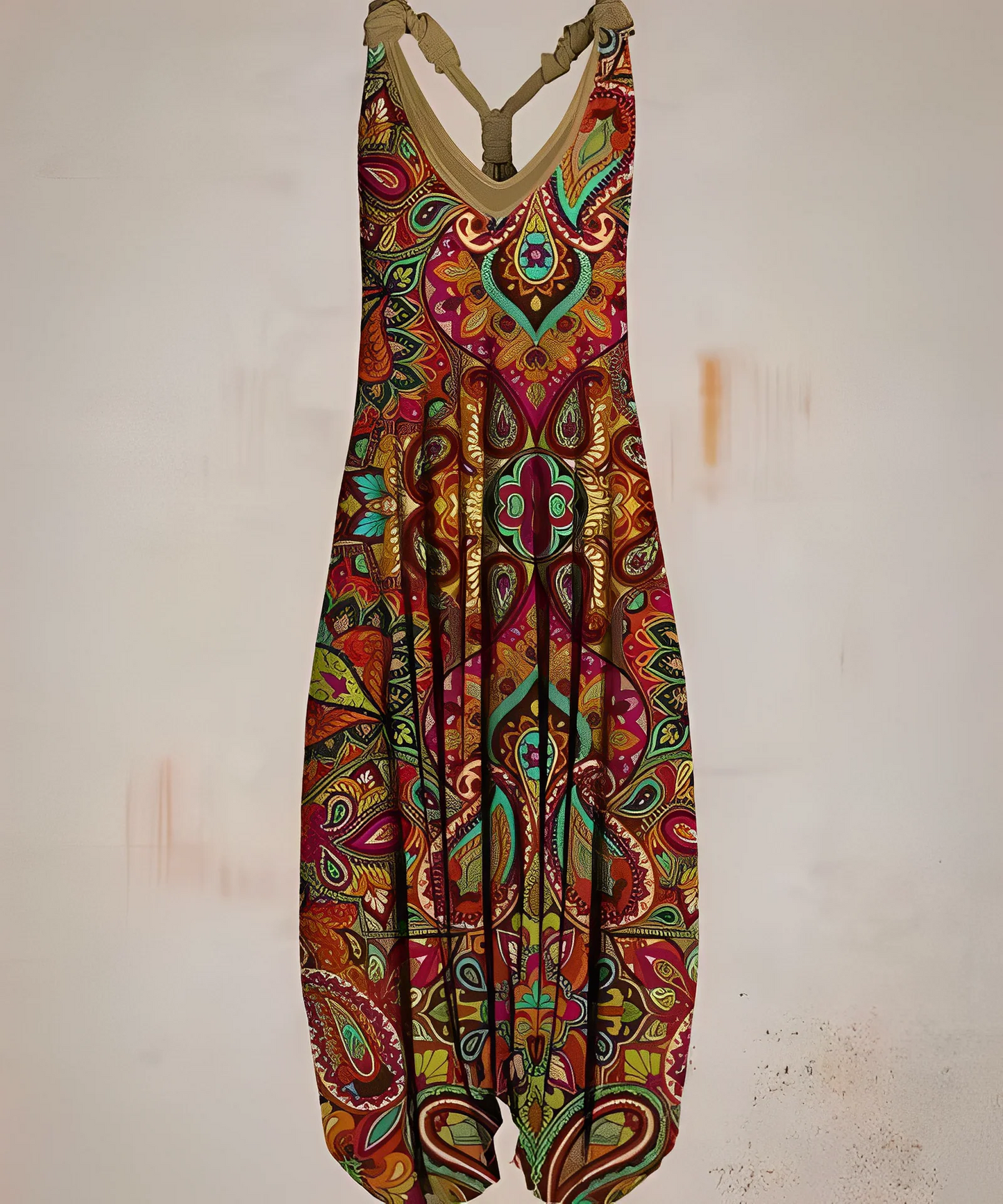 Casual bohemian style jumpsuit - Lana