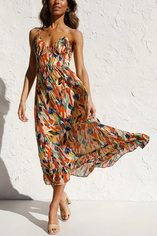 CICIE - Colorful midi dress