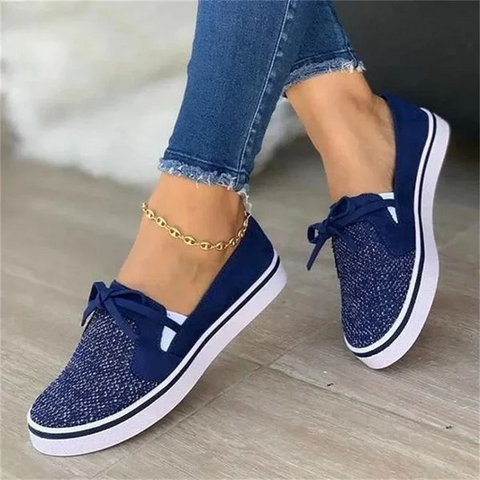 Women's Flat Sneakers with Arch Support