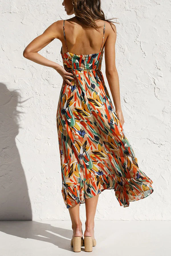 Veronica - Multicolored midi dress 