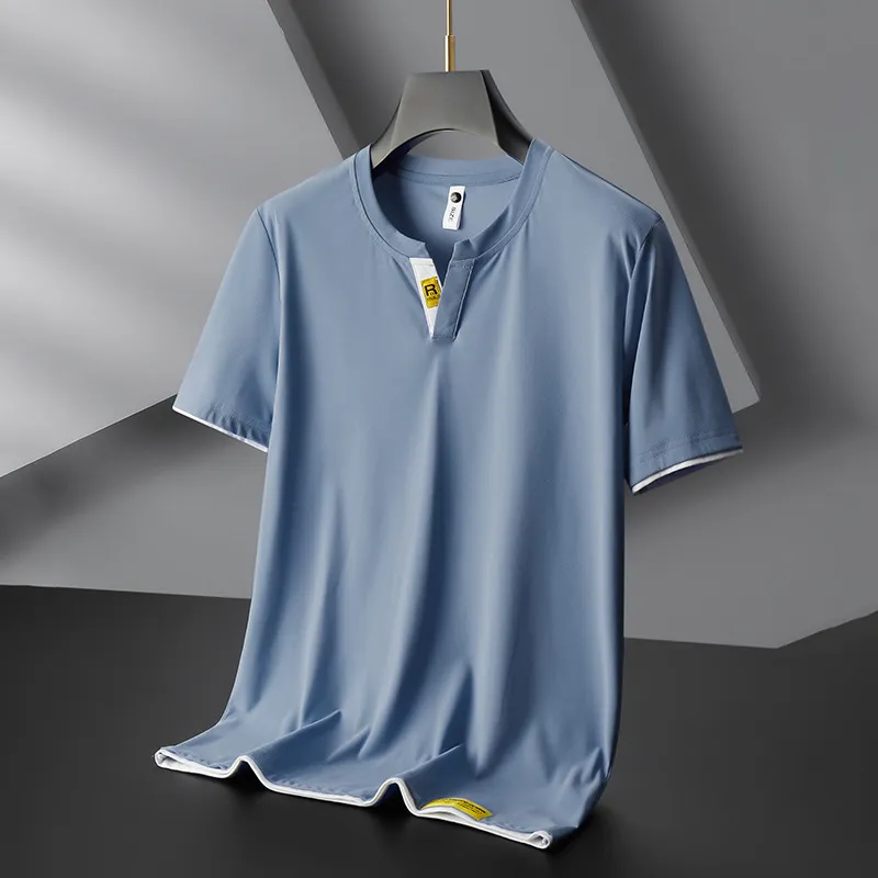 Men's Cooling Ice Silk Round Neck T-Shirt