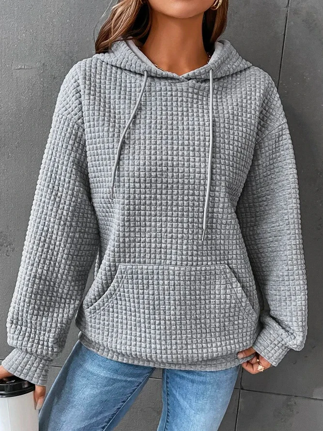 Casual Plain Hoodie