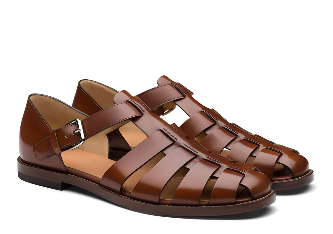 Robert - Men's leather sandals